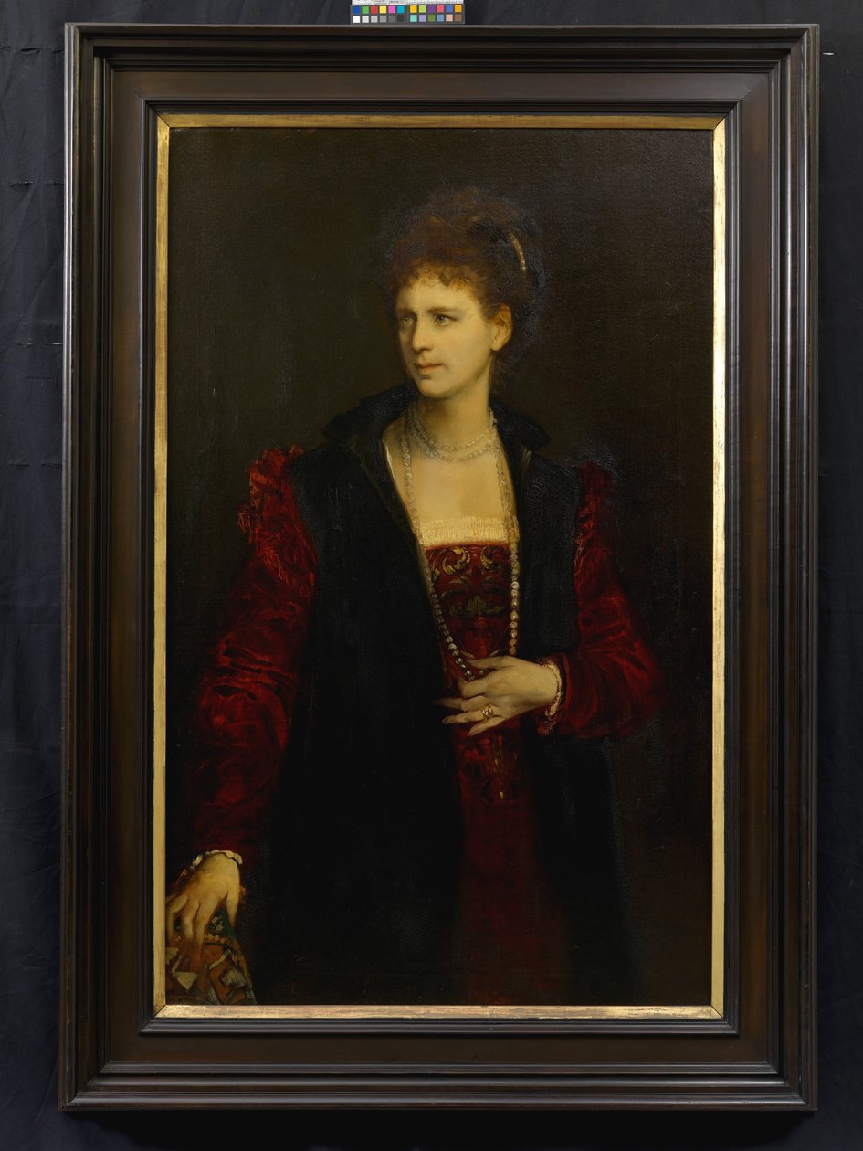 Zerline Gabillon, født i Würzburg (1834–1892), skuespillerinde af Hans Makart