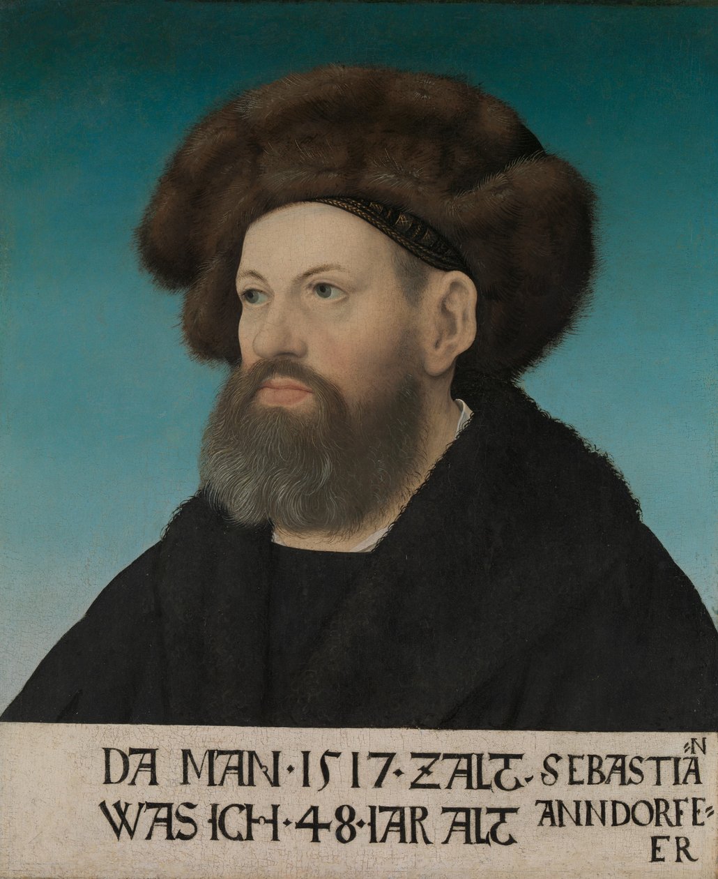Sebastian Andorfer 1469-1537, 1517. af Hans Maler