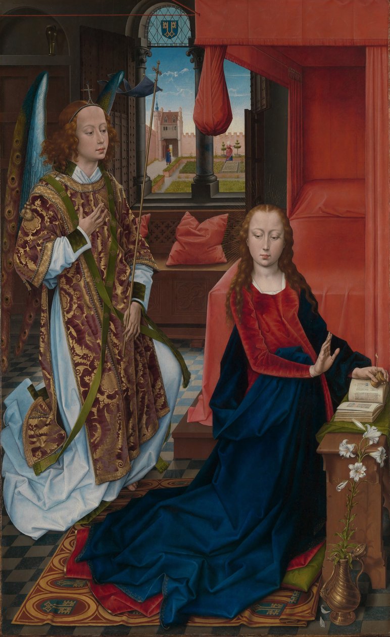 Bebudelse, 1465-75 af Hans Memling