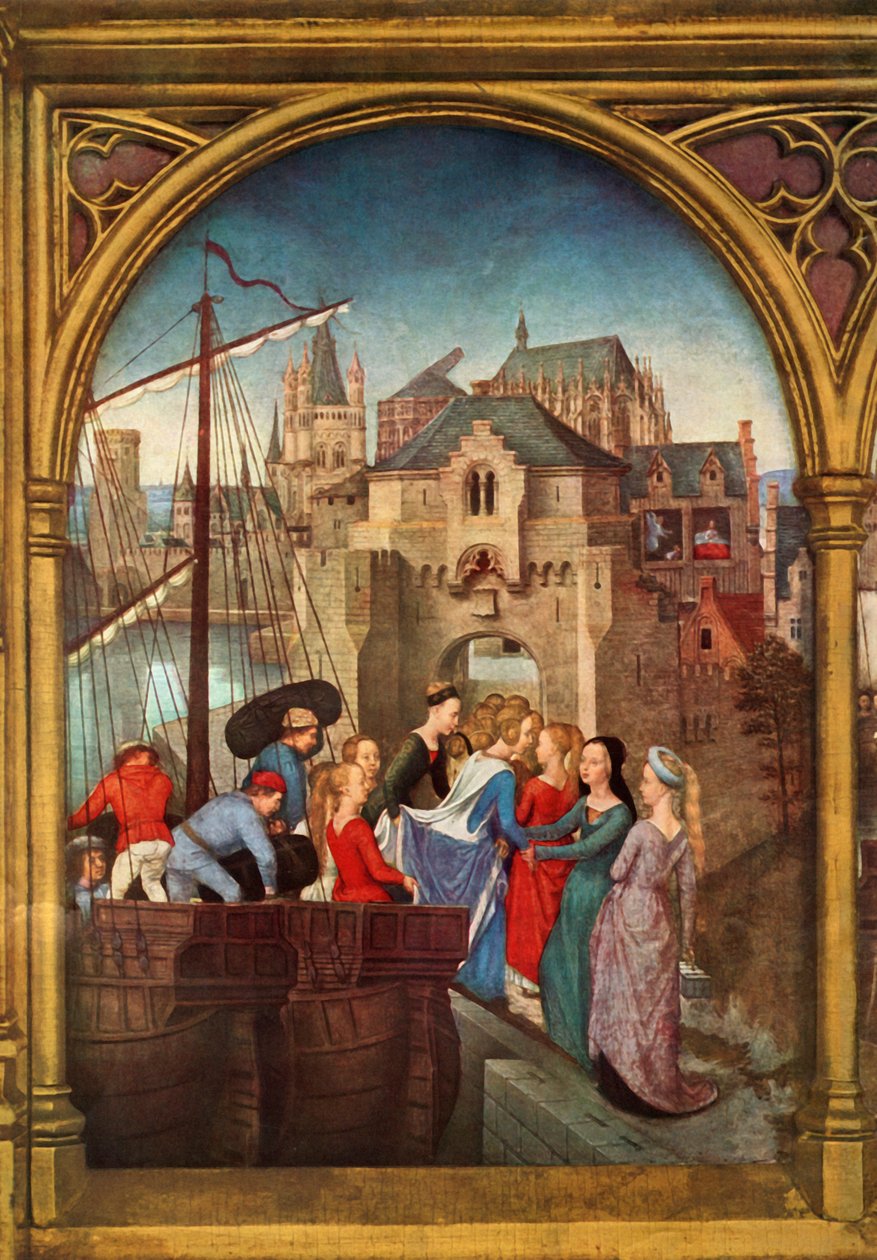 Ankomst til Köln, 1489. af Hans Memling