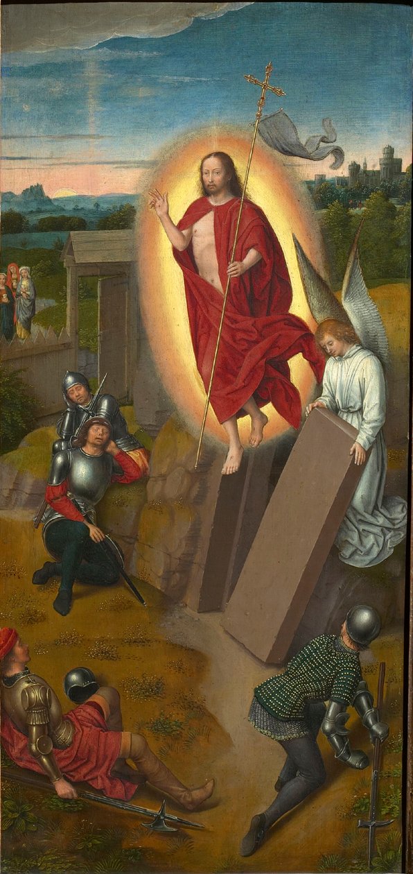 Golgata Triptykon: Opstandelsen, højre fløj, 1480