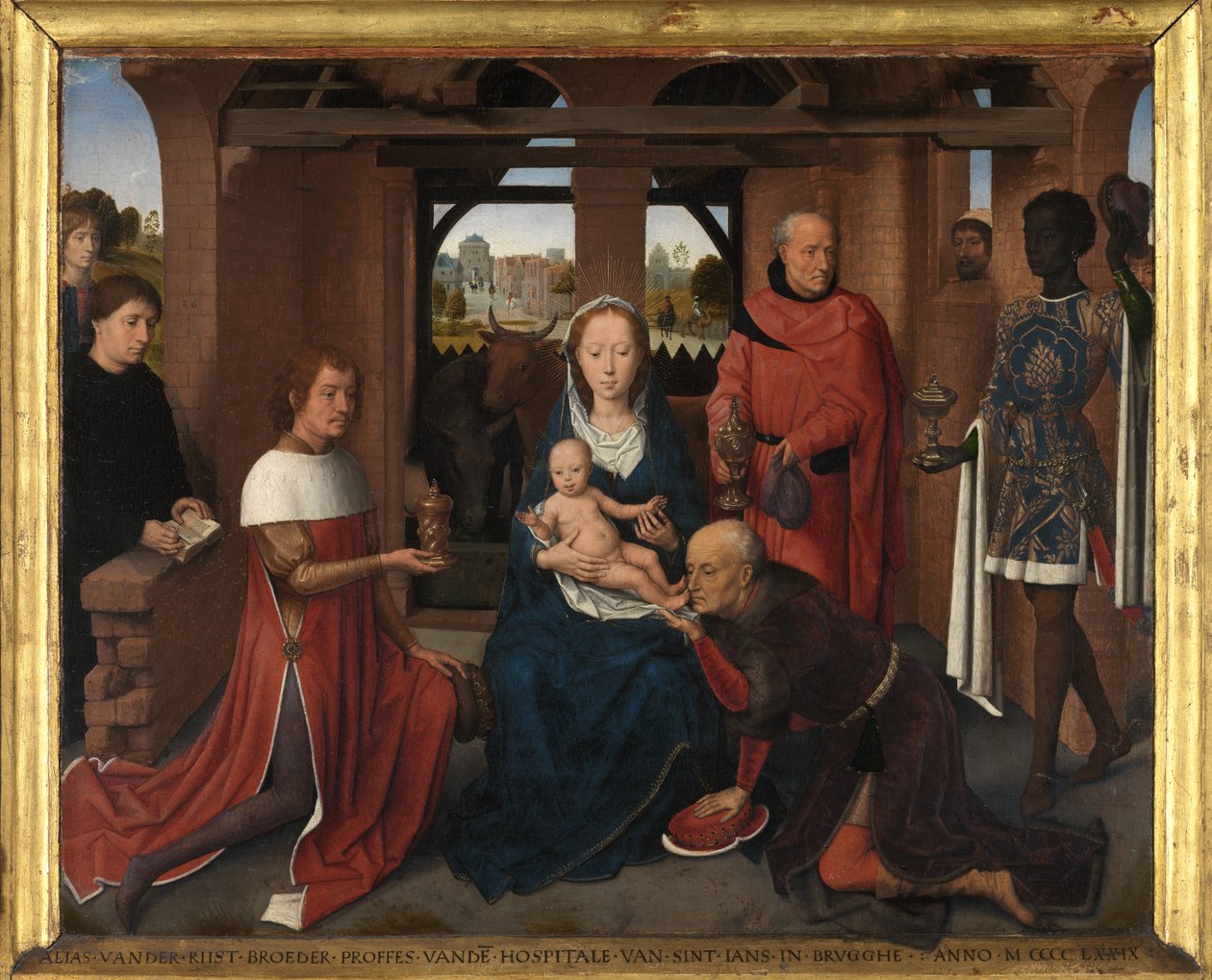 Centralpanel af Jan Floreins Triptykon af Hans Memling