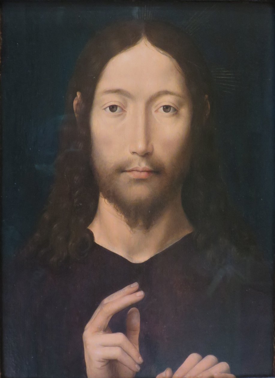 Kristus giver sin velsignelse af Hans Memling
