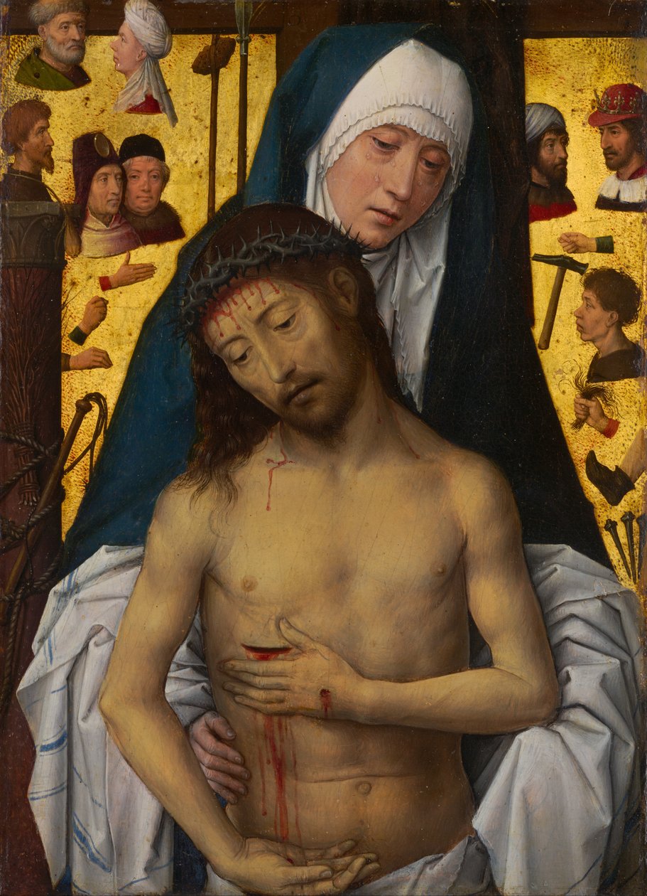 Jomfru Maria viser sorgernes mand af Hans Memling
