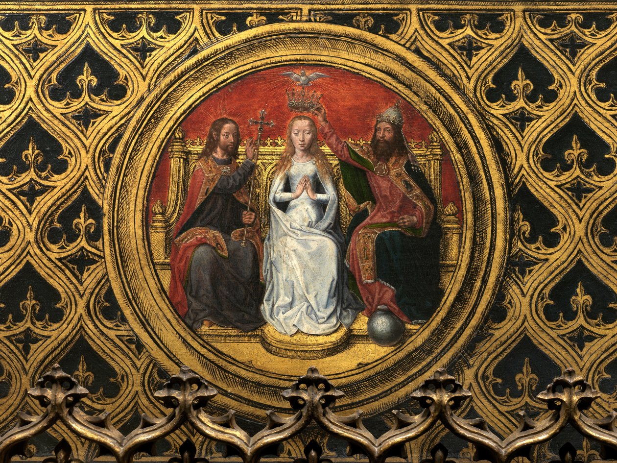Detalje af Sankt Ursulas relikvieskrin af Hans Memling
