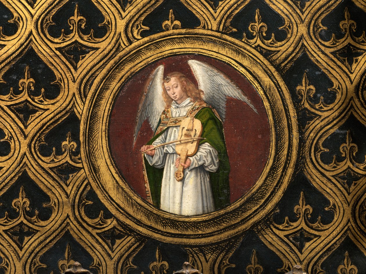 Detalje af Sankt Ursulas relikvieskrin af Hans Memling