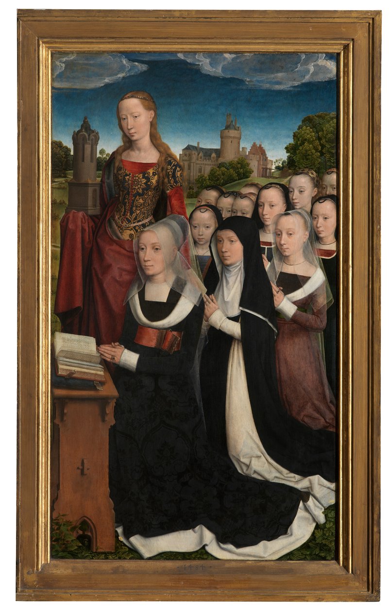 Detalje af Willem Moreels Triptykon af Hans Memling