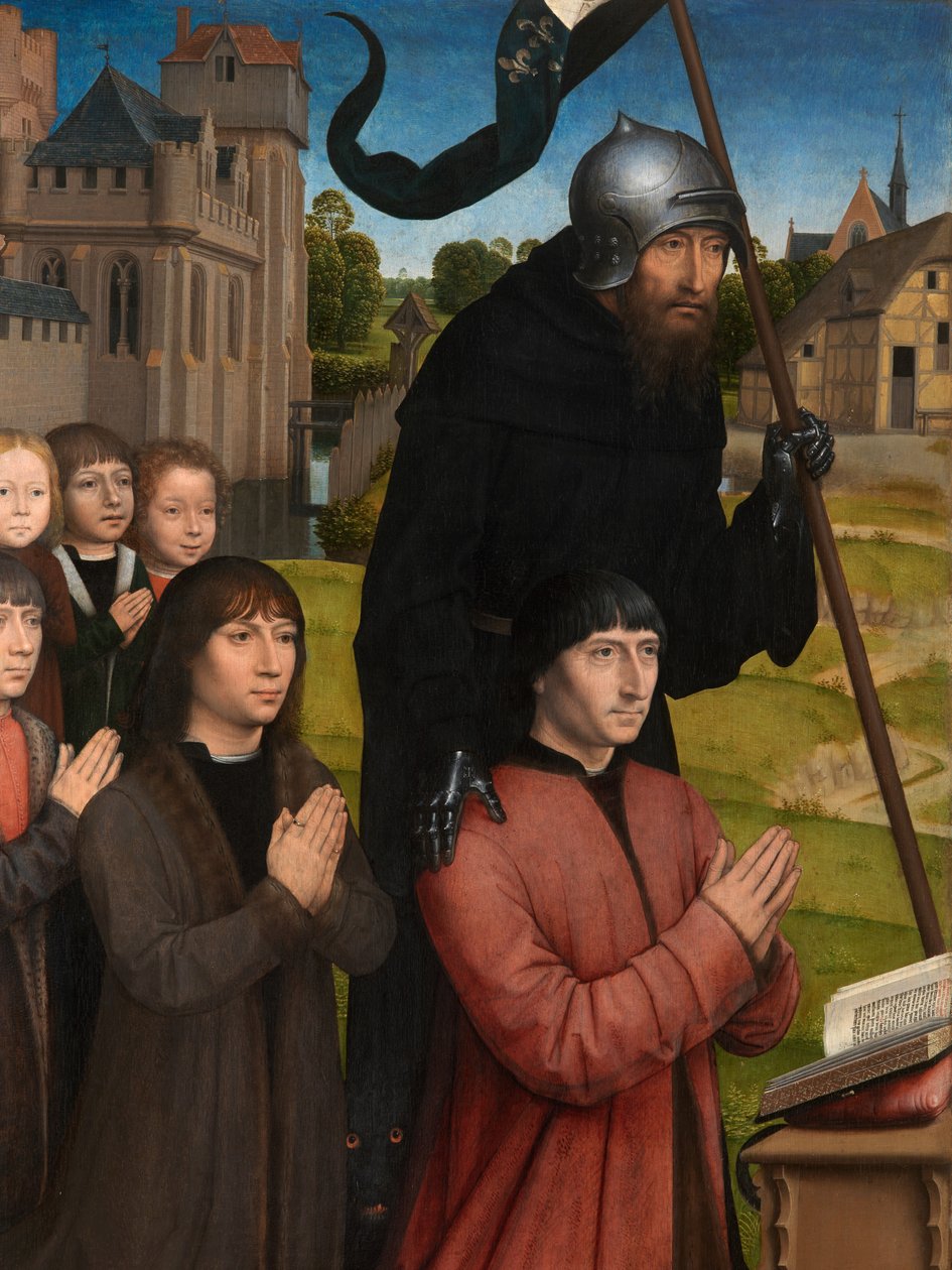 Detalje af Willem Moreels Triptykon af Hans Memling