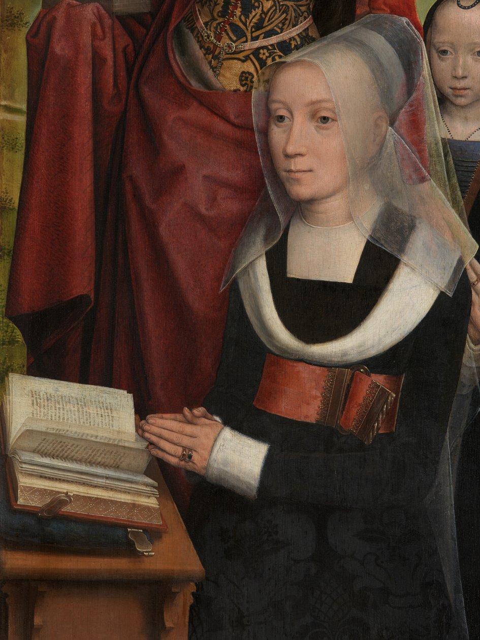 Detalje af Willem Moreels Triptykon af Hans Memling