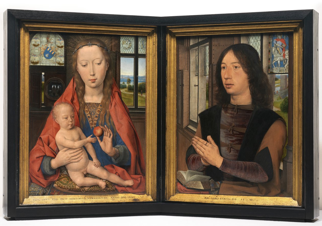 Diptykon eller Maarten van Nieuwenhove af Hans Memling