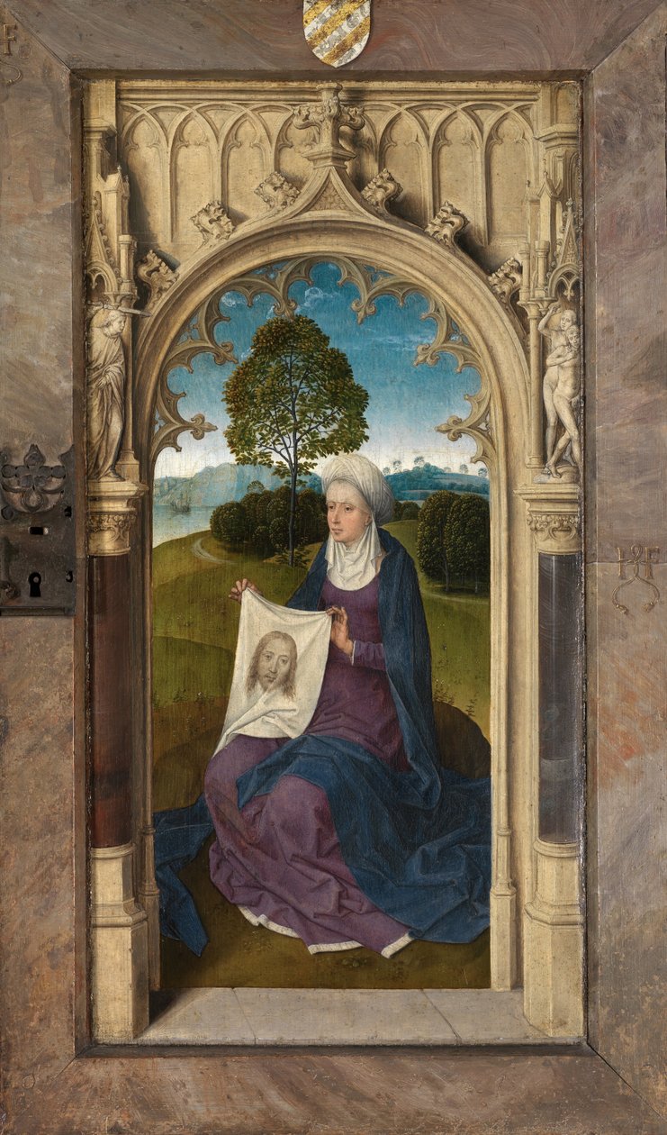 Udvendigt panel af Jan Floreins Triptykon af Hans Memling