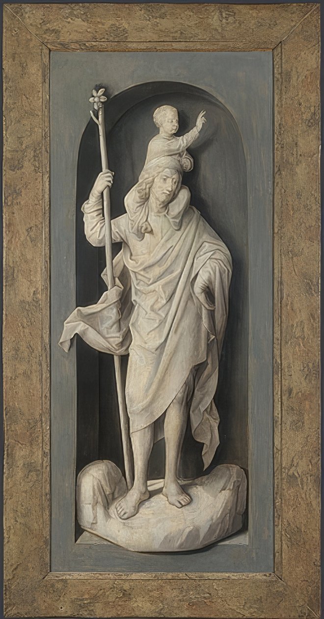 Sankt Christopher. Omkring 1478 af Hans Memling
