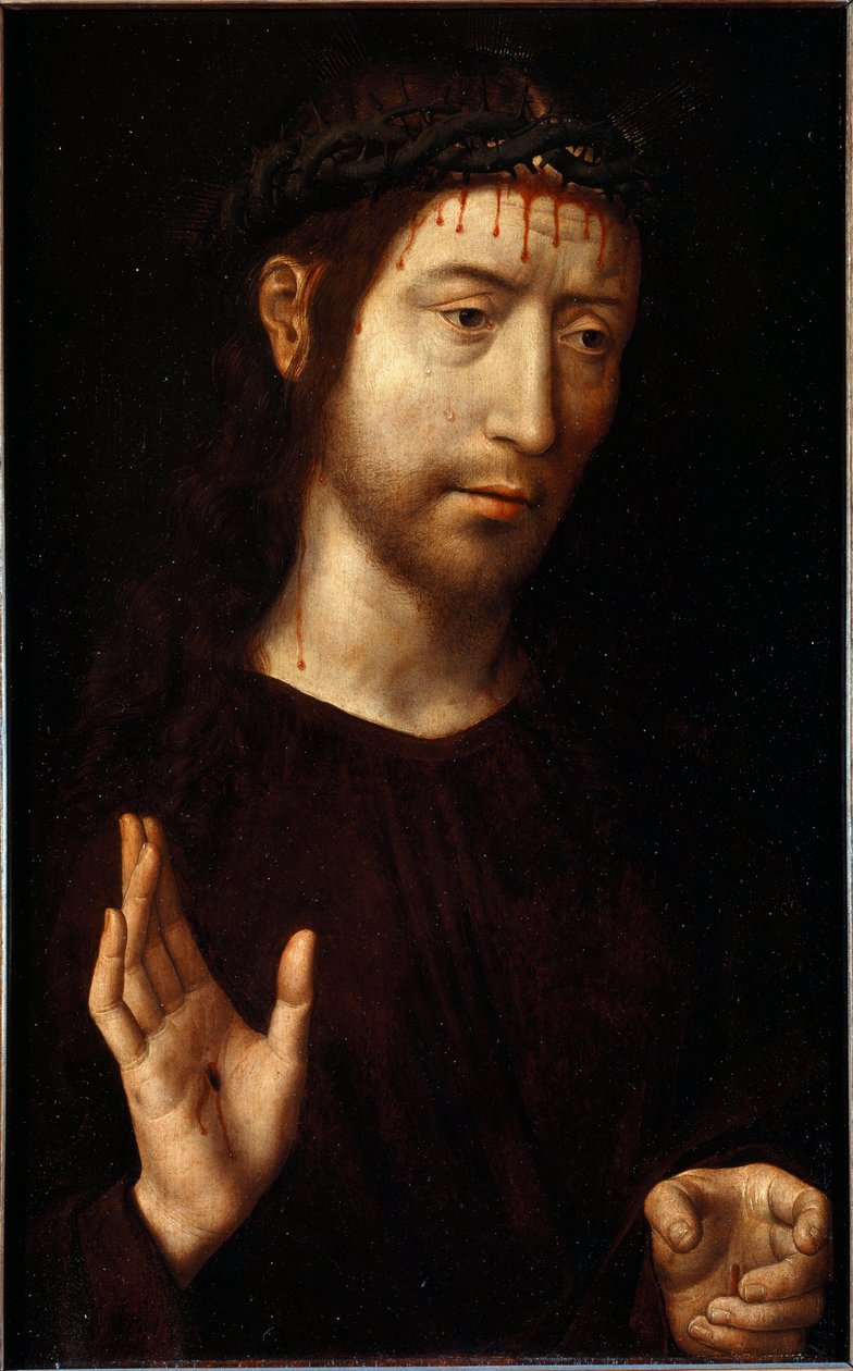 Jesus Kristus tornekrone Maleri af Hans Memling (1435/40-1494) af Hans Memling