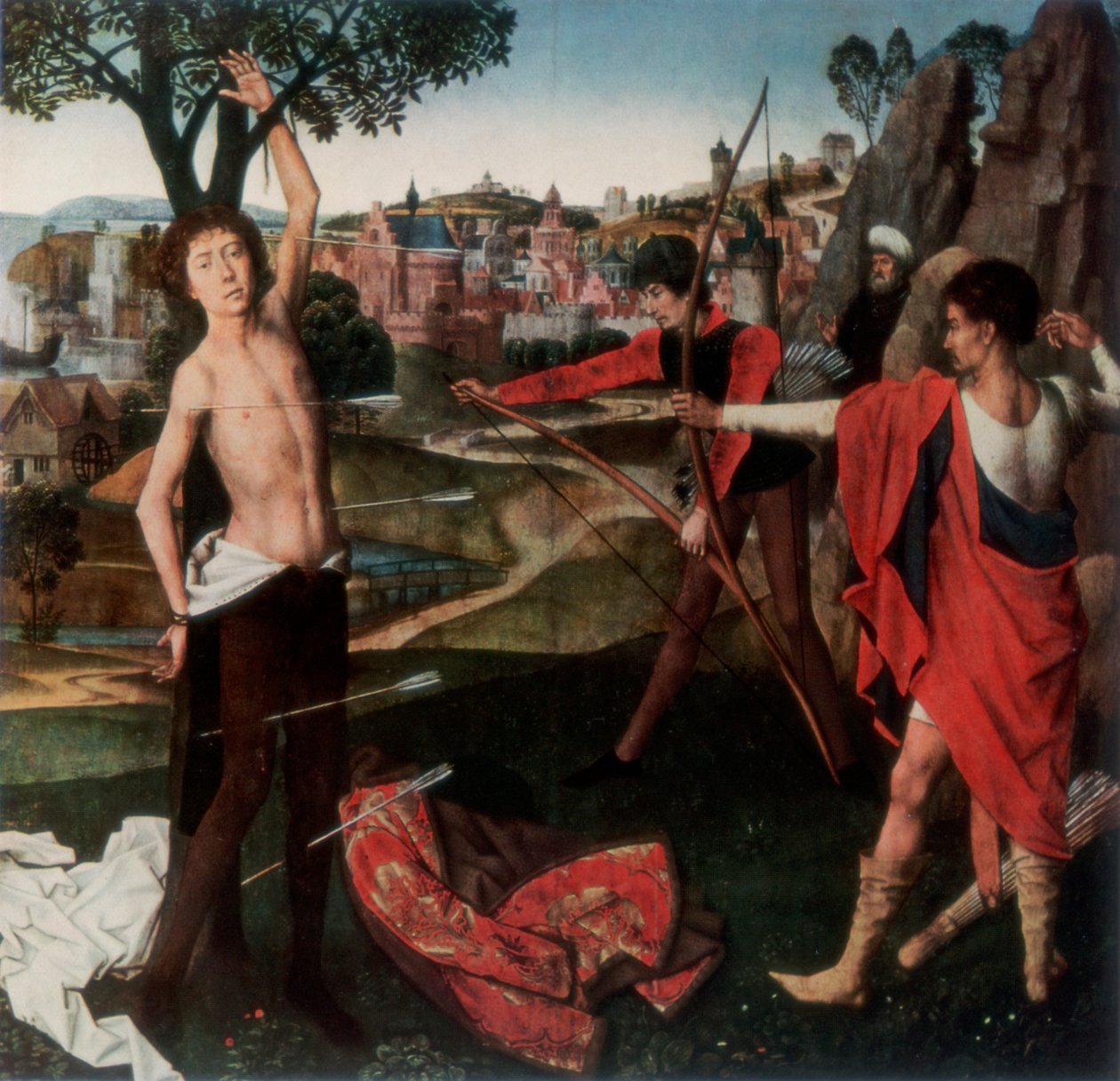 Sankt Sebastians martyrium, 1927. af Hans Memling
