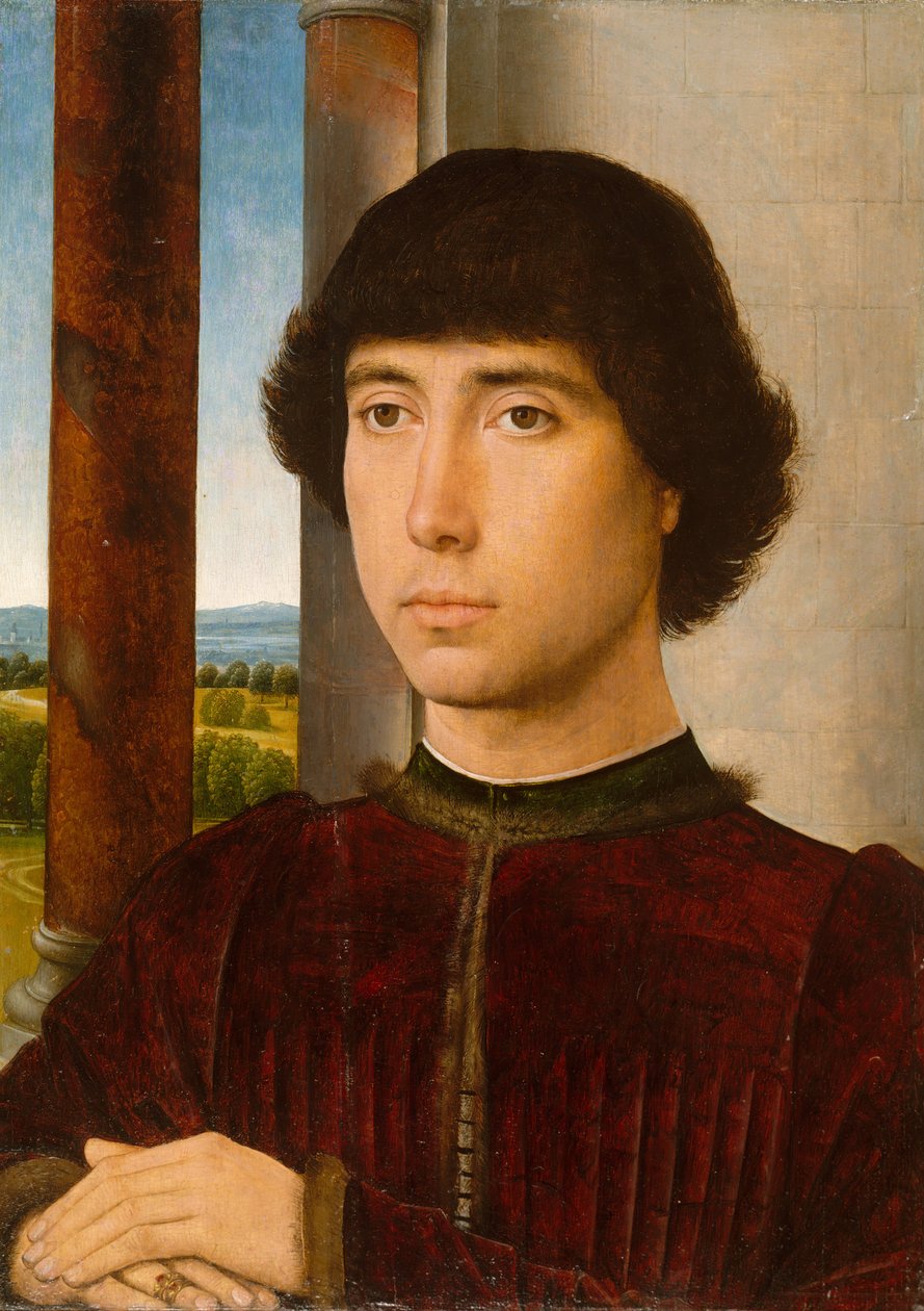Portræt af en ung mand, ca. 1472-75. af Hans Memling