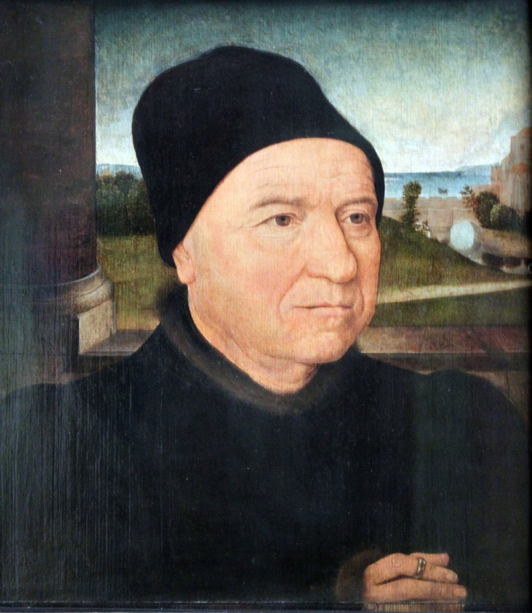 Portræt af en gammel mand af Hans Memling