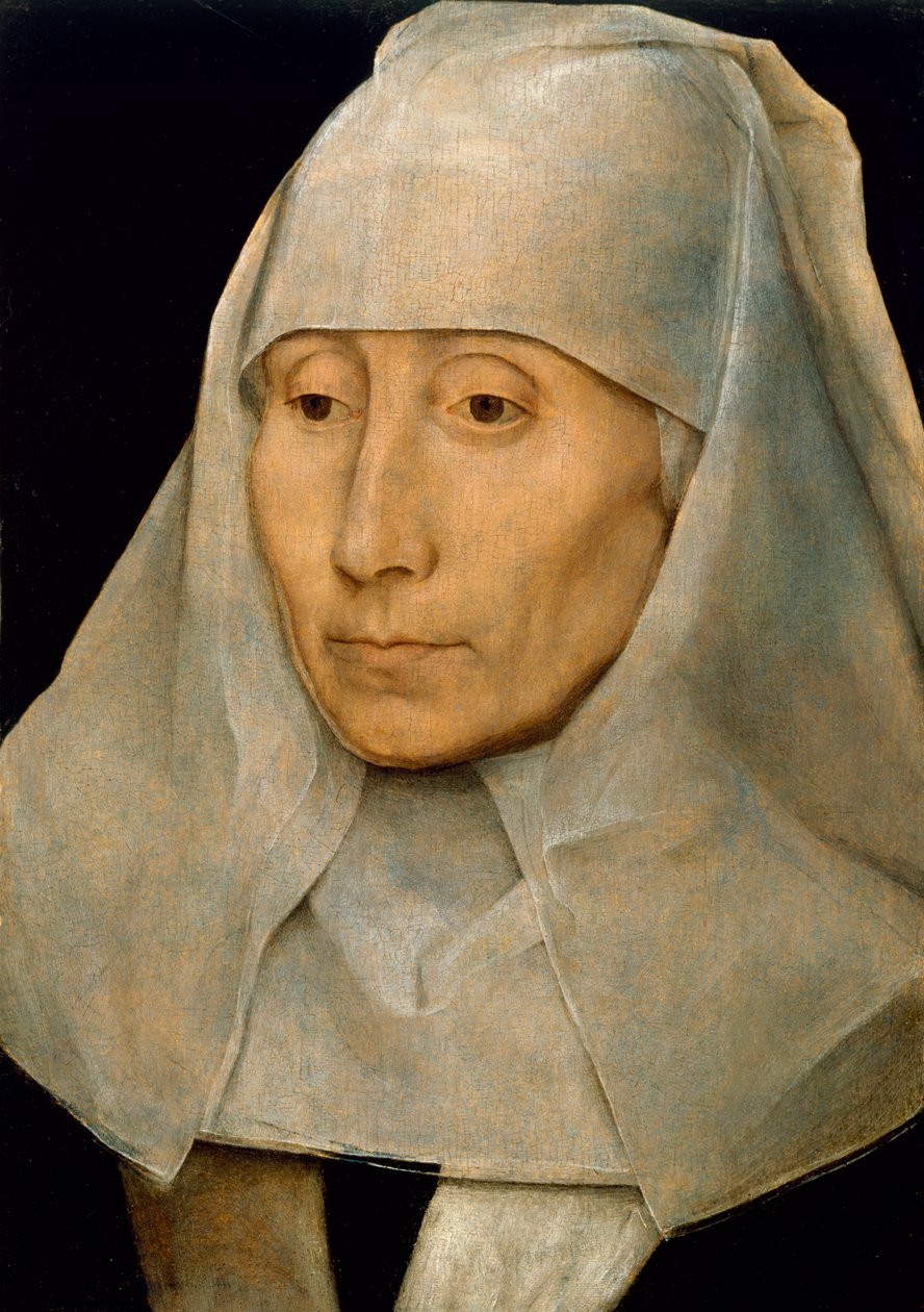 Portræt af en gammel kvinde, 1468-70 af Hans Memling