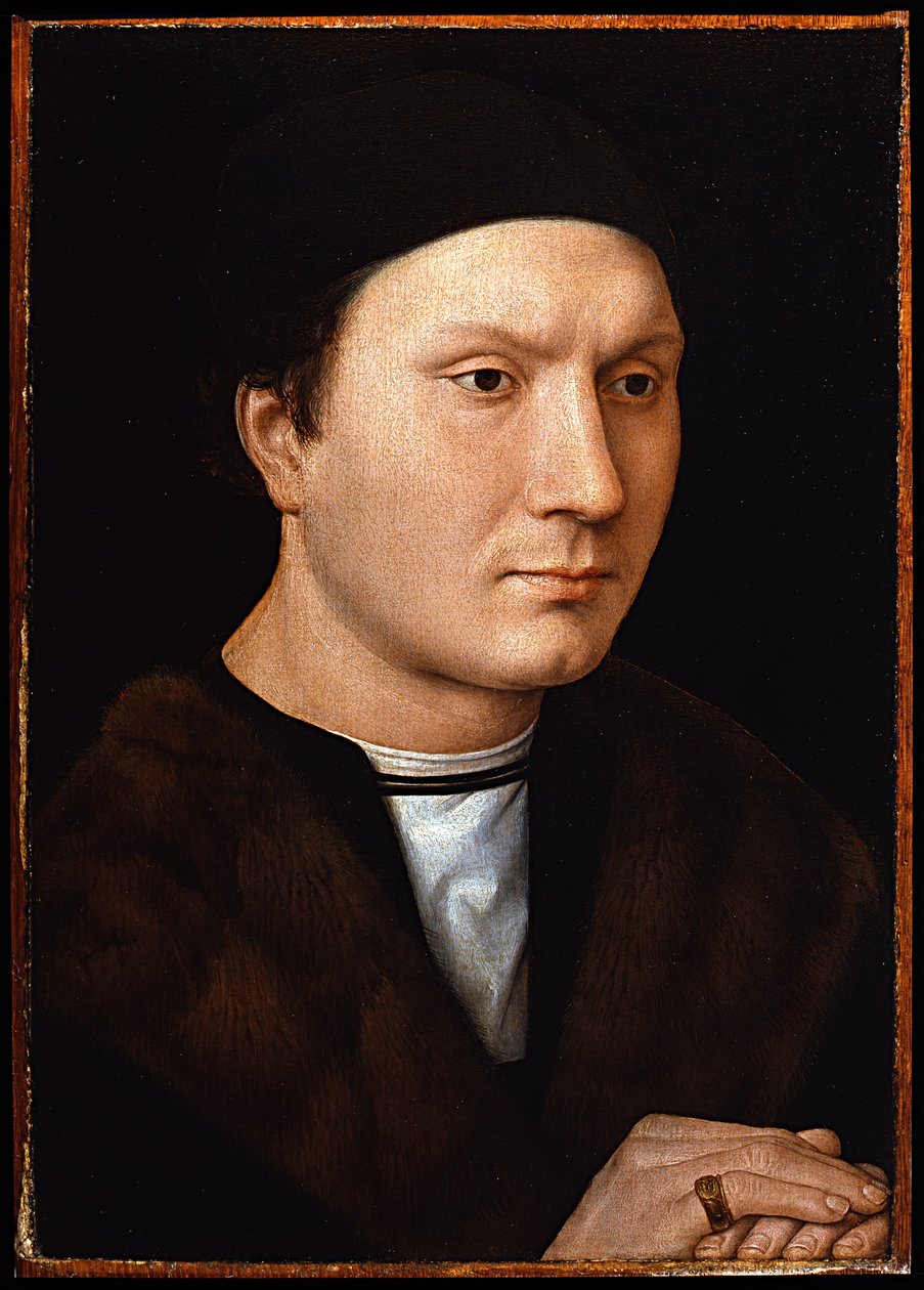 Portræt af en ukendt mand, ca 1485 af Hans Memling