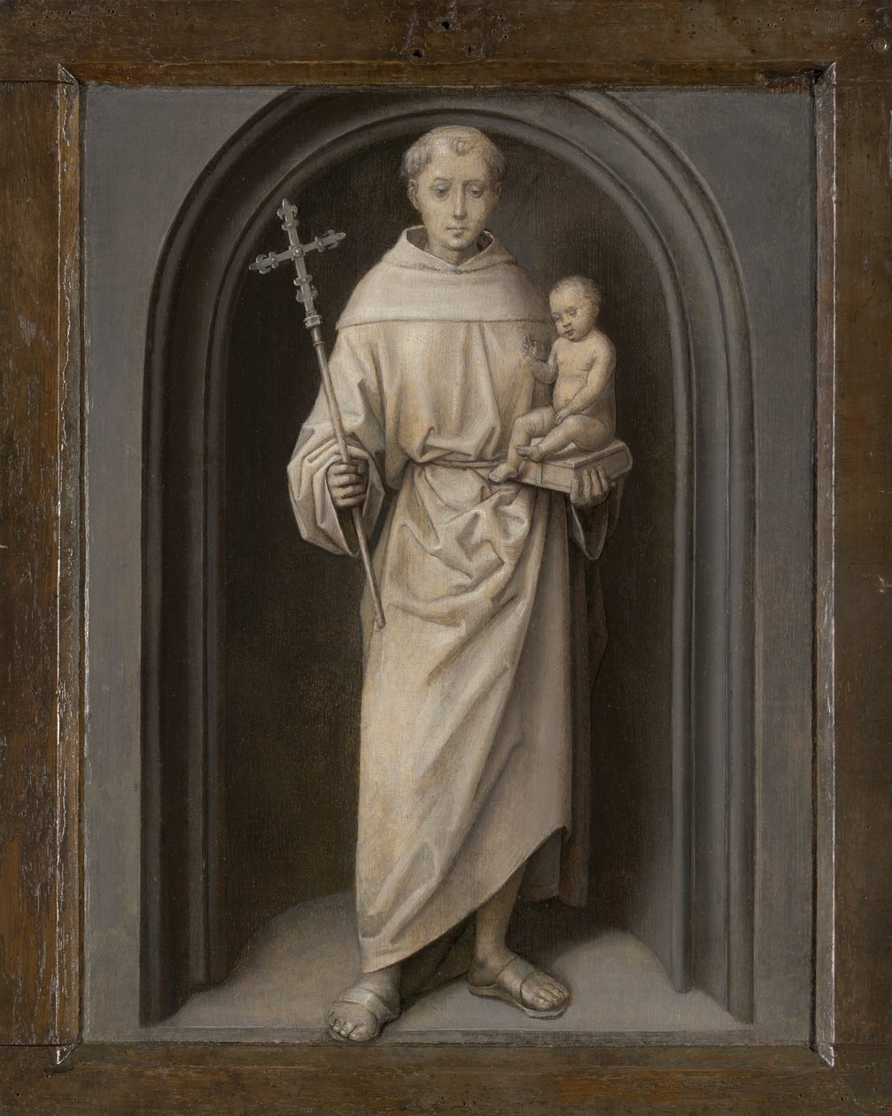 Sankt Antonius af Padova, 1485-90 af Hans Memling