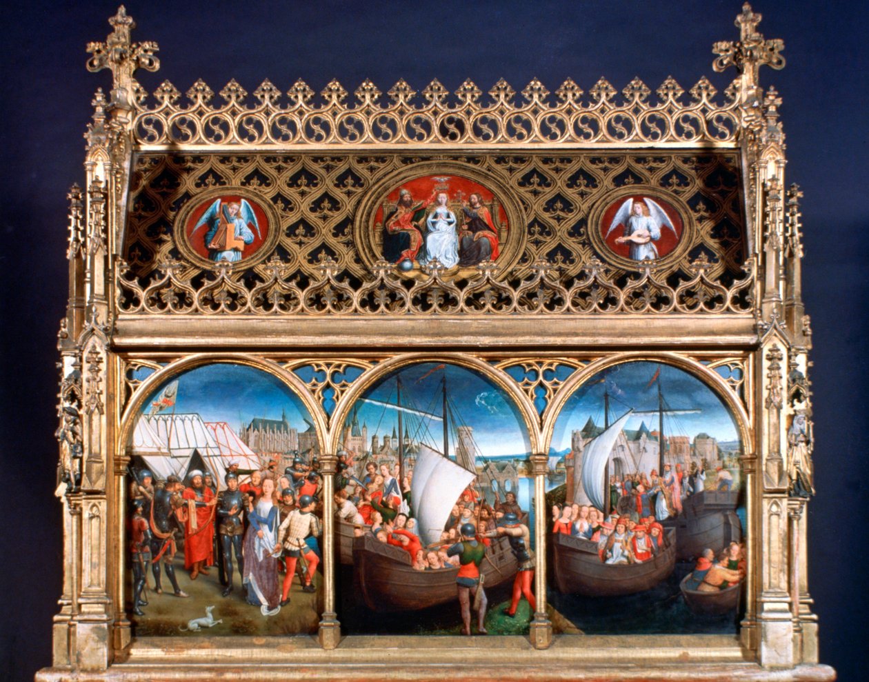 St Ursula-helligdommen, 1489 af Hans Memling