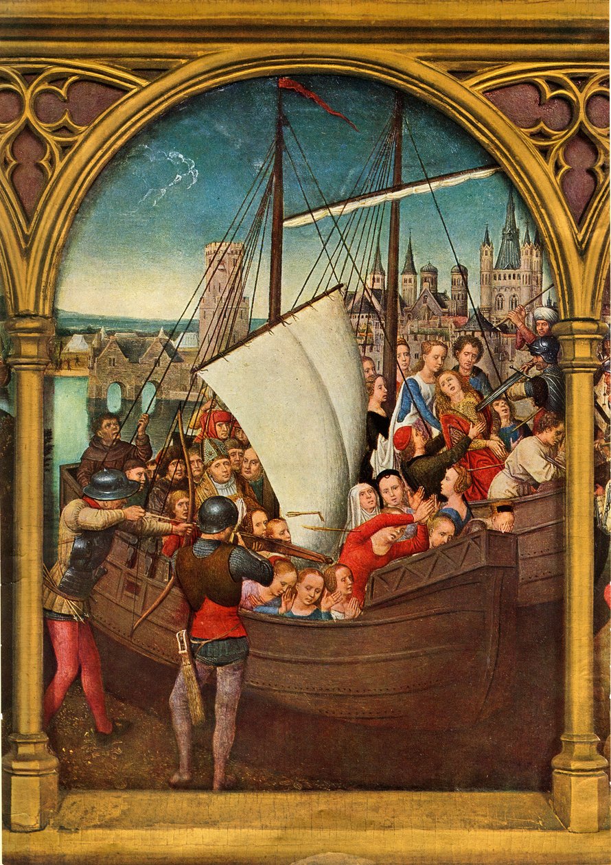Jomfruernes Martyrium, 1489. af Hans Memling