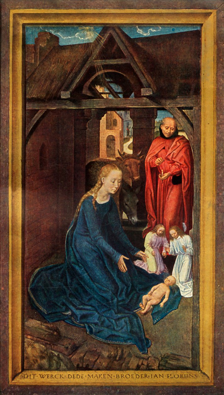 Fødselen, 1479. af Hans Memling