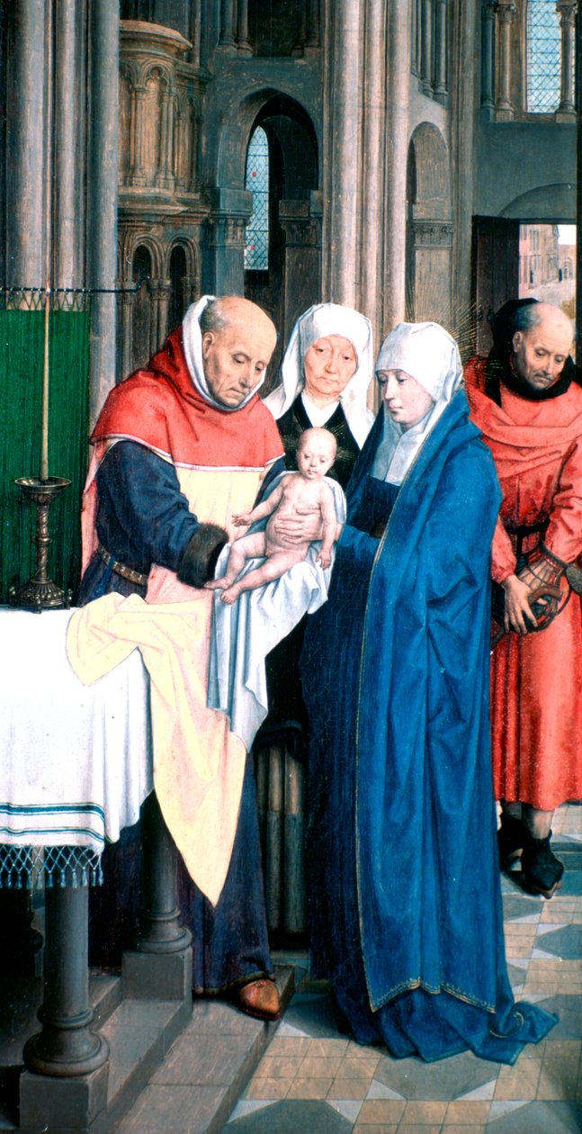 Triptykon af Jan Florain, detalje, 1479 af Hans Memling