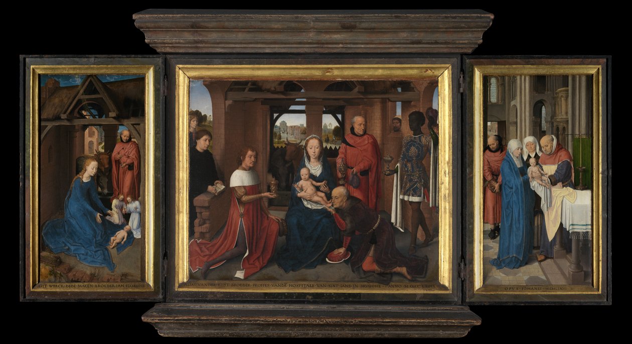 Triptykon af Jan Floreins af Hans Memling