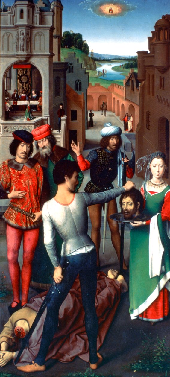 Triptykon af Johannes Døberen og Johannes Evangelisten, 1479 af Hans Memling