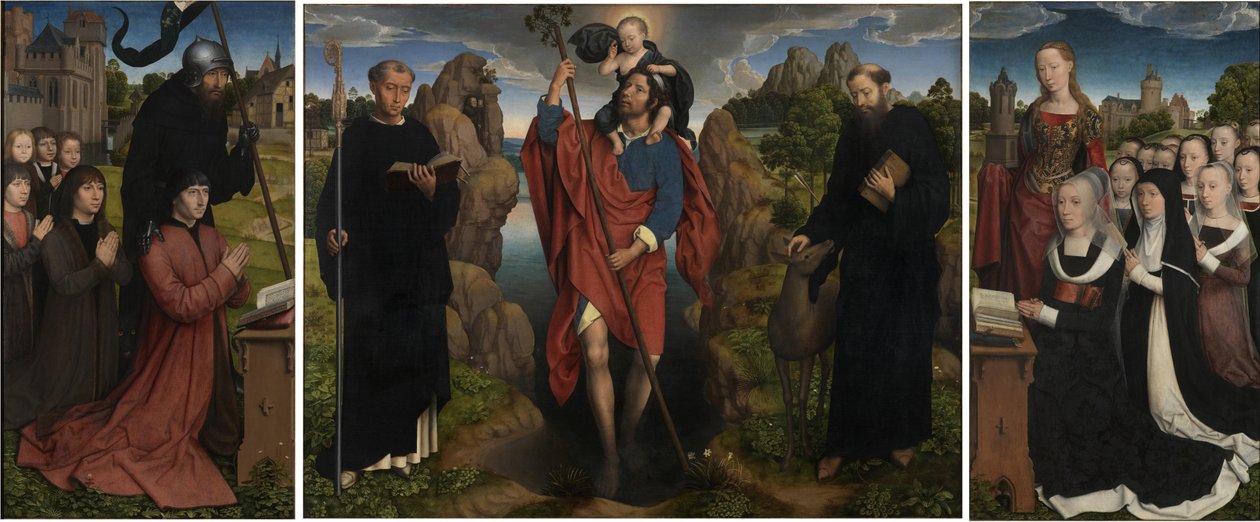 Triptykon af Willem Moreel, 1484 af Hans Memling