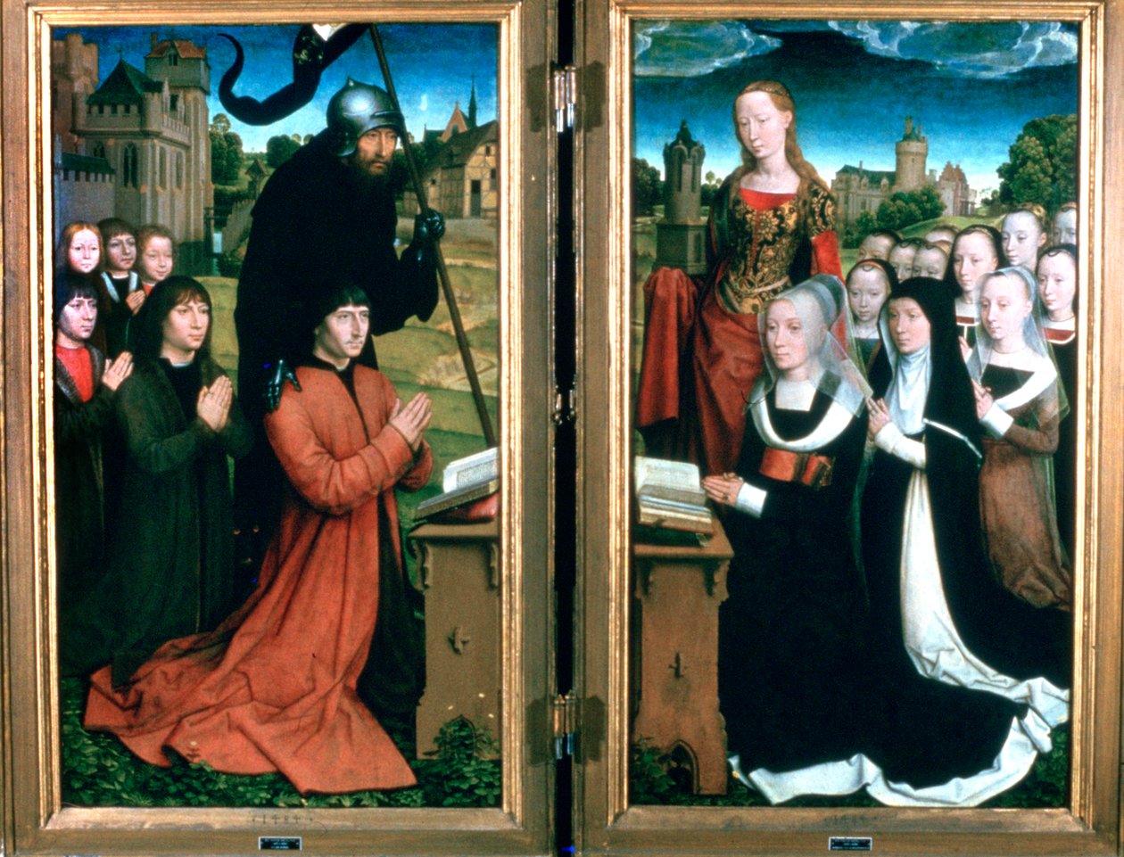 Triptykon af familien Moreel, 1484 af Hans Memling