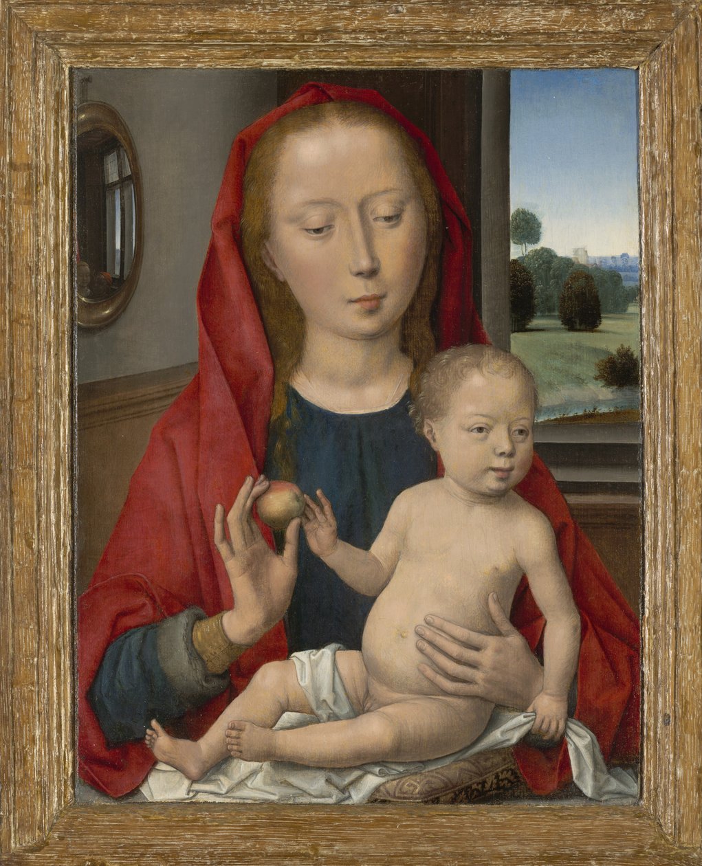 Jomfru og Barn, 1485-90 af Hans Memling
