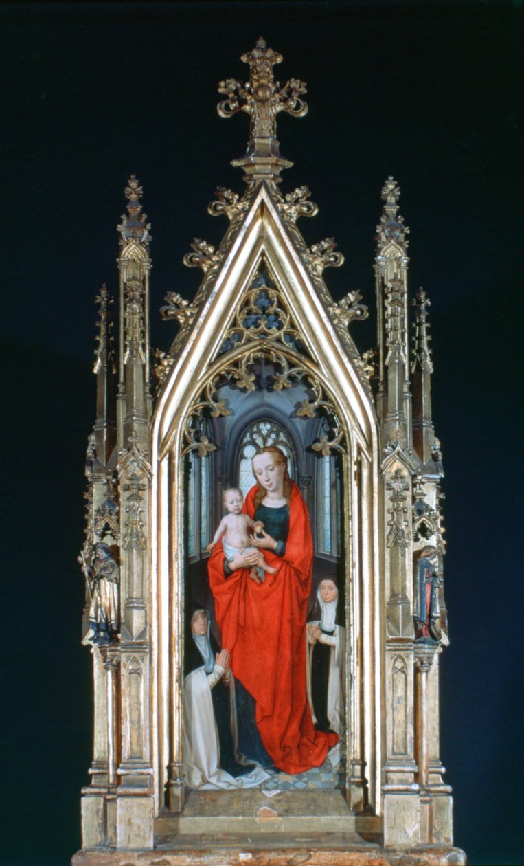 Jomfru og barn, St Ursula-helligdommen, 1489 af Hans Memling