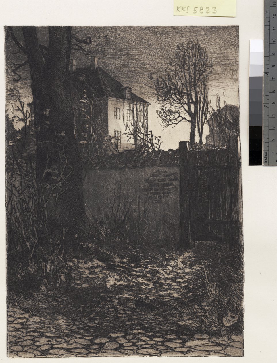 Huset i Skipperallee af Hans Nikolaj Hansen