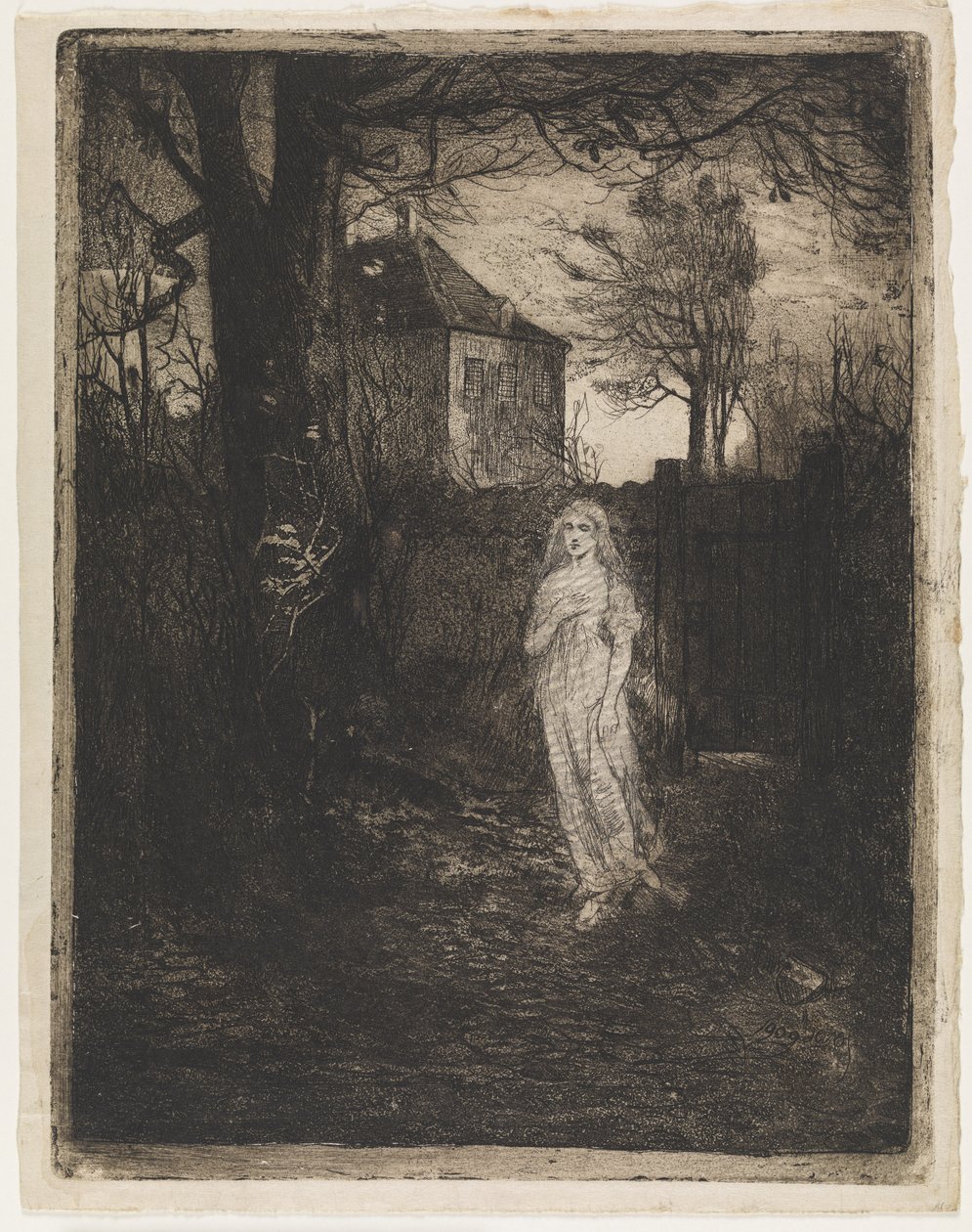 Huset i Skipperallee af Hans Nikolaj Hansen