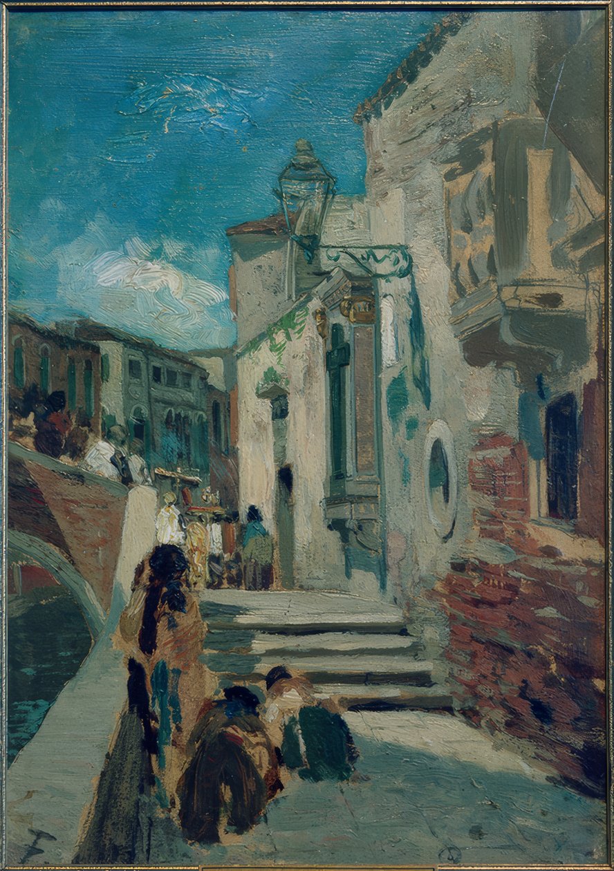 Procession i Venedig af Hans Peter Feddersen der Jüngere