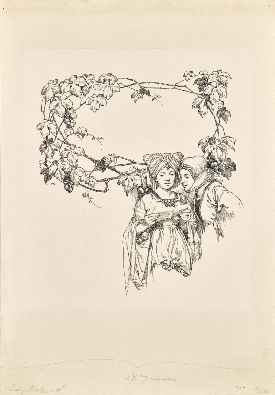 Kalenderside for "The Merry Wives of Windsor" af Hans Printz