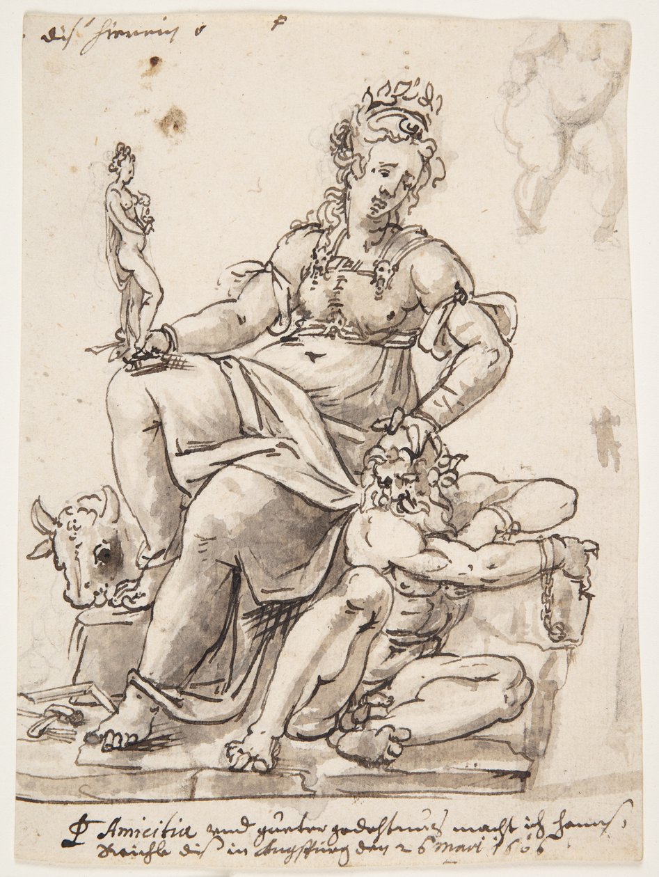 Allegori om kunstfremstilling af Hans Reichle