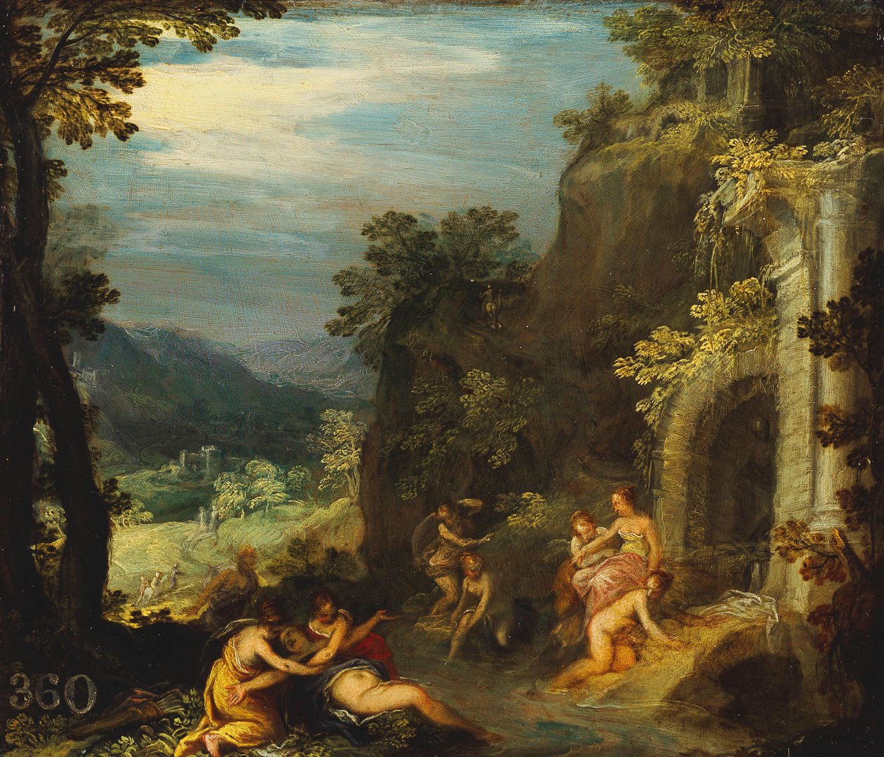Diana og Callisto af Hans Rottenhammer