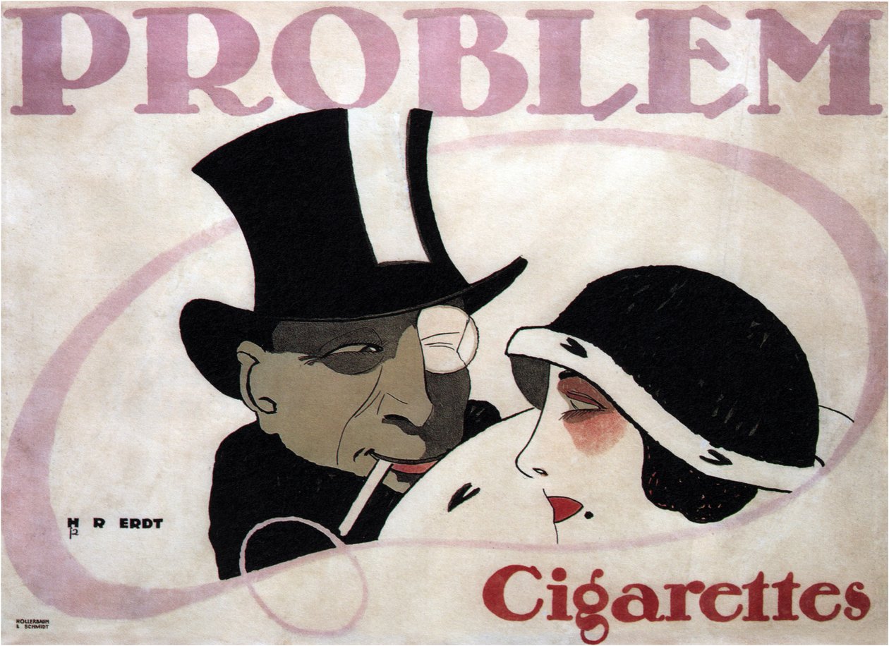 Problemcigaretter, 1912 af Hans Rudi Erdt