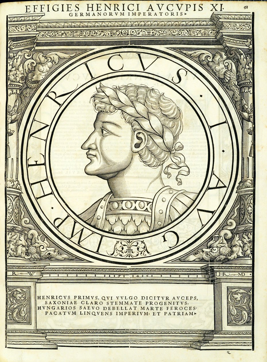 Henry I Auceps, illustration fra 