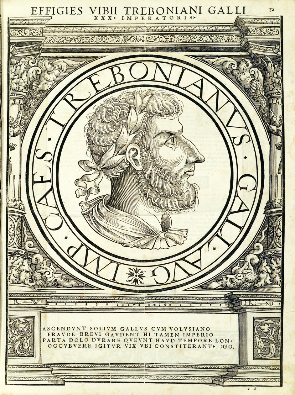 Trebonianus Gallus, illustration fra 