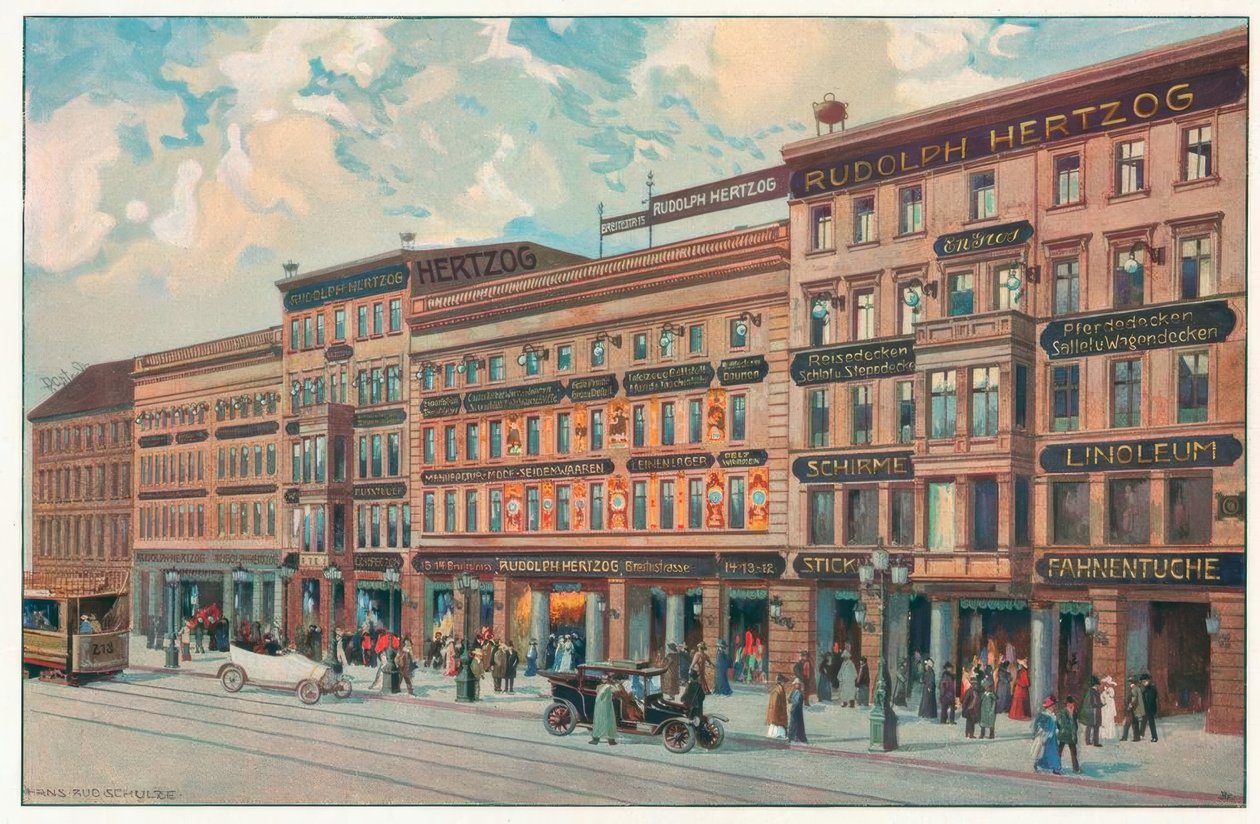 Rudolph Hertzog, Berlin C. Front Breite Strasse af Hans Rudolf Schulze