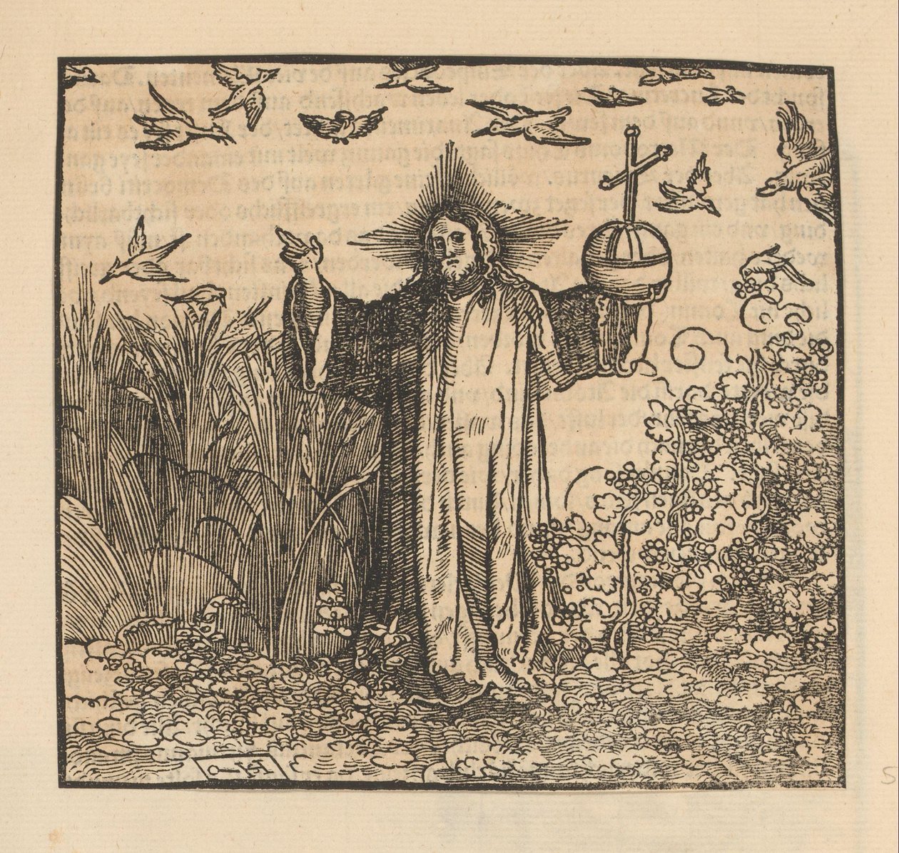Før Kristus als Salvatore af Hans Schäufelein (possibly)
