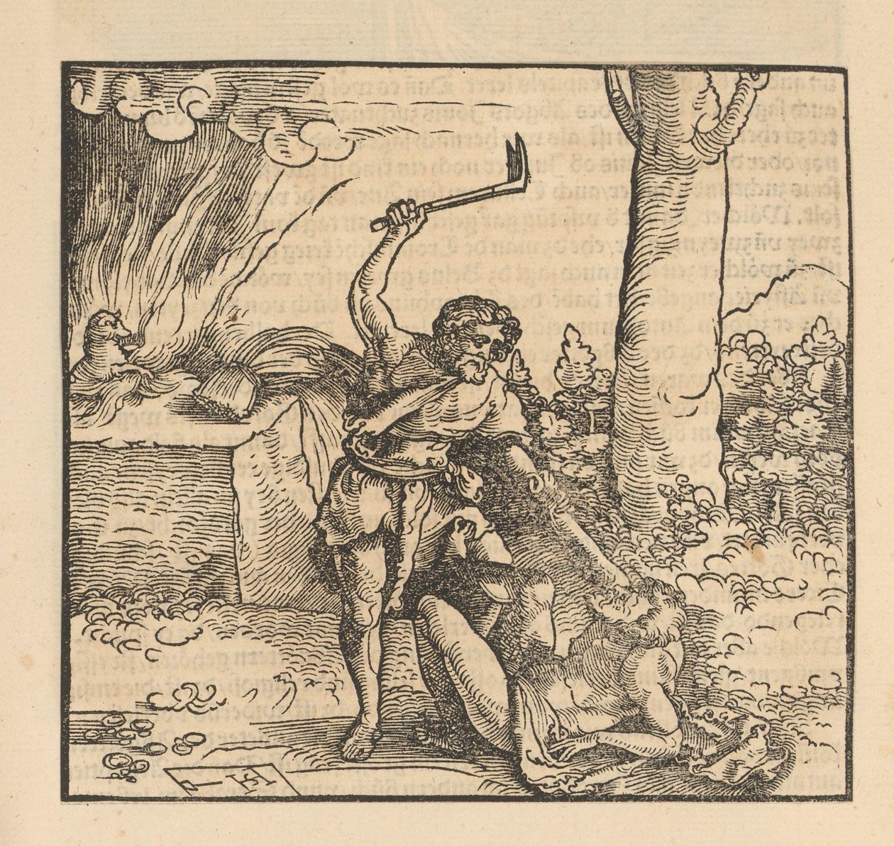 Kain dræber Abel af Hans Schäufelein (possibly)
