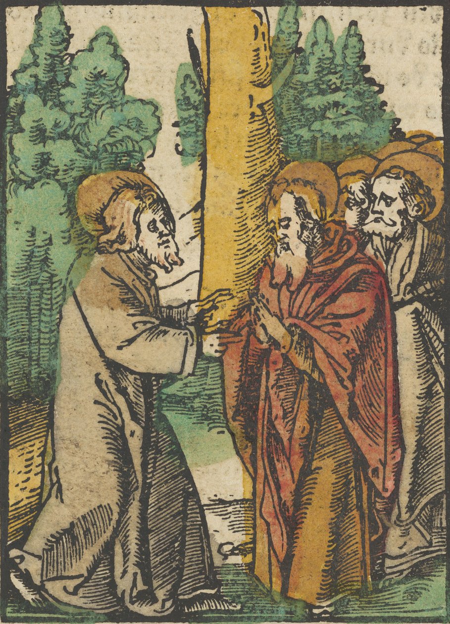 Christ Teaching the Disciples, 1, fra Das Plenarium, 1517. af Hans Schäufelein the Elder