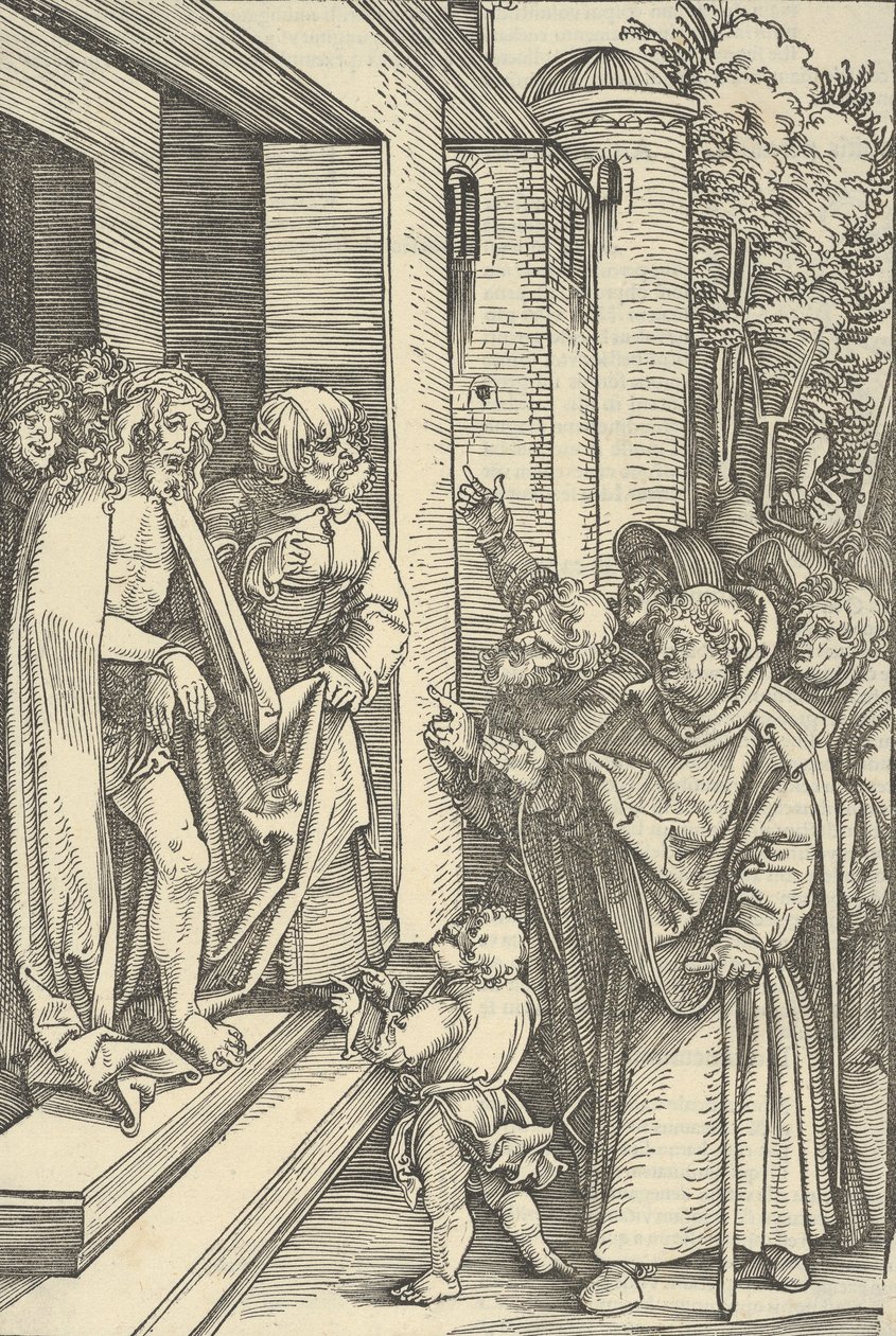 Se manden, fra spejlet af vor Herre Jesu Kristi lidenskab, 1507 af Hans Schäufelein the Elder