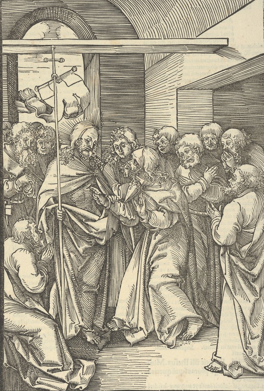 Thomas vantro, fra spejlet af vor Herre Jesu Kristi lidenskab, 1507. af Hans Schäufelein the Elder