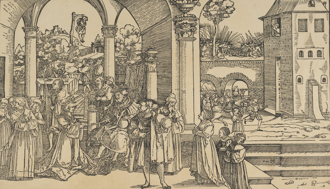 Historien om Ester. af Hans Schäufelein the Elder
