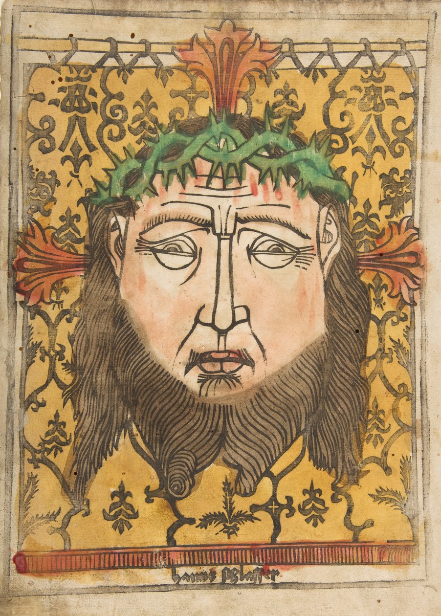 Ligklædet, ca. 1470-75. af Hans Schlaffer of Ulm